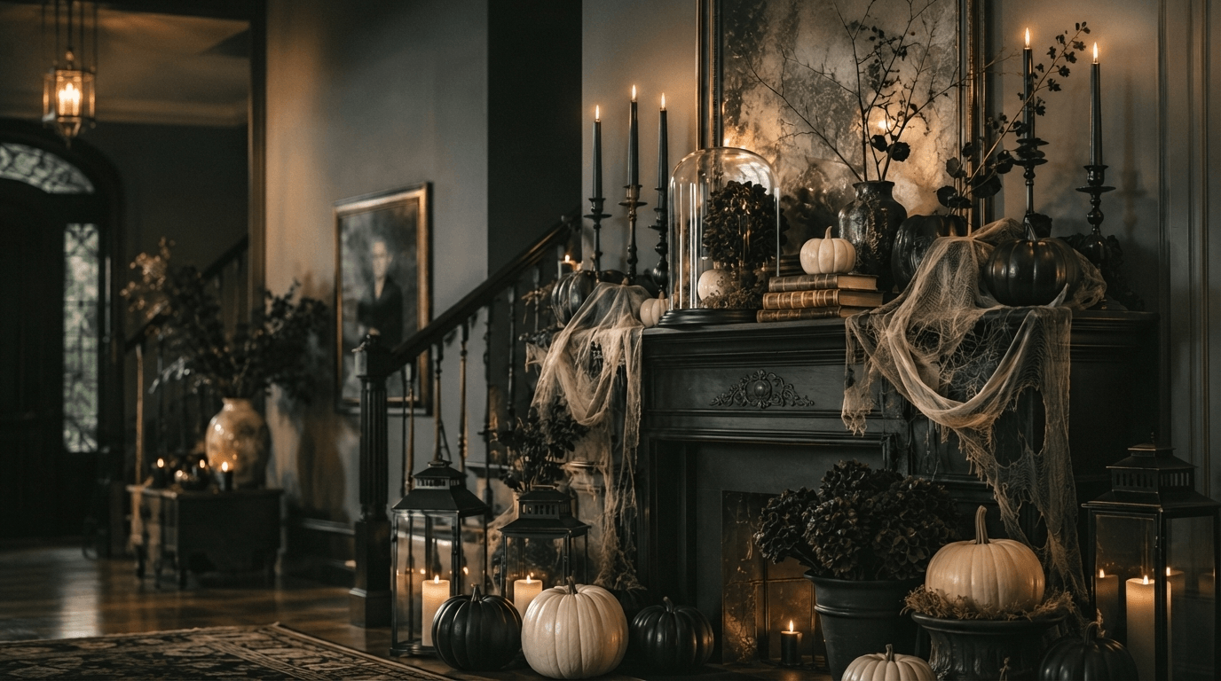 17 Indoor Halloween Decorating Ideas for a Beautifully Haunted Home