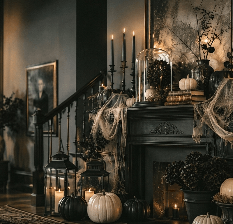 17 Indoor Halloween Decorating Ideas for a Beautifully Haunted Home